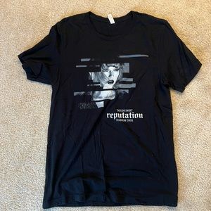 Official Taylor Swift Reputation Stadium Tour Black Tee Shirt Large